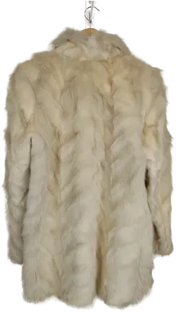 Echte Pelzjacke (Kaninchen) Damen, creme, Vintage - Bild 2