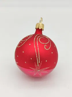 6 Stk. rote Weihnachtskugeln - Bild 5