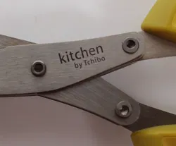 Tchibo Kräuterschere, Edelstahl mit gelben Griffen, 20,5 cm - Bild 3