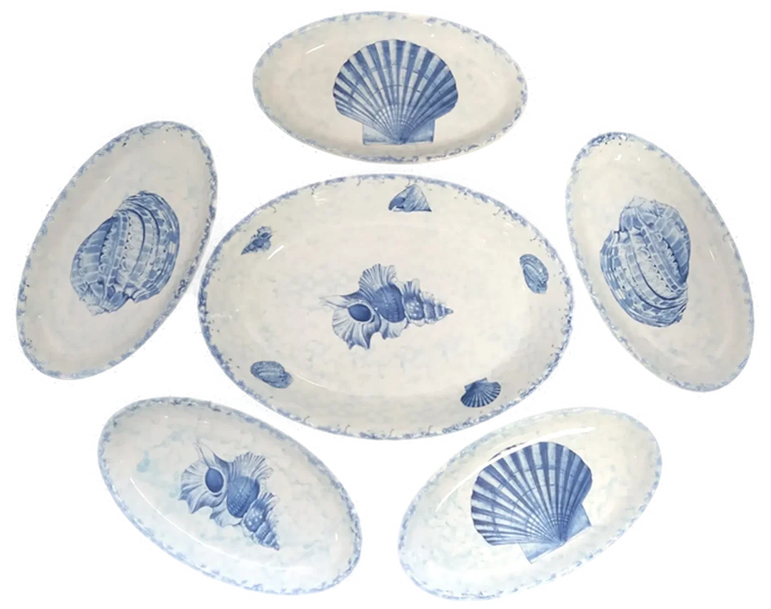 Ceramica Due Torri - Fischservice (6-teilig) - Bild 4