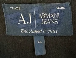 Armani Jeans Damen Poncho schwarz Gr. XL – Vorschau 3