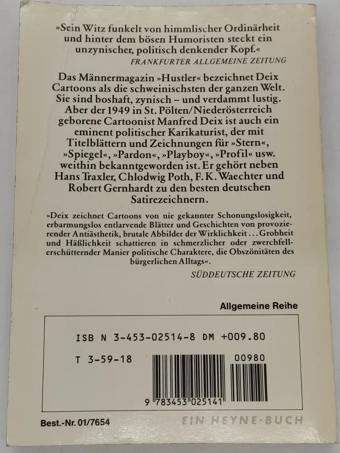 Buch Deix "Mein Tagebuch" Taschenbuch – Bild 2