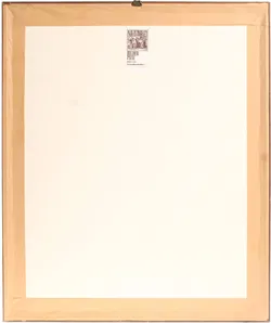 Bild Josef Eidenberger – Farbradierung (koloriert) „Arkadenhof / Innenhof“ – gerahmt - Bild 3