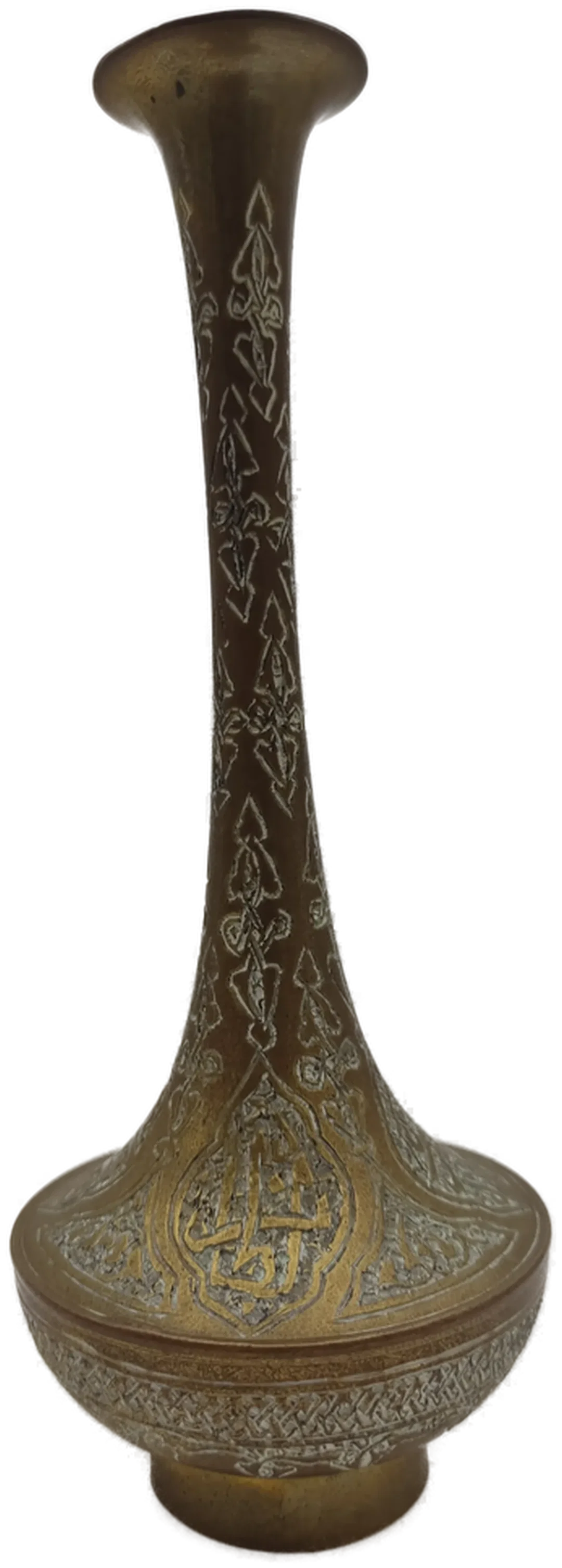 Islamische Arabische Messingvase | Handgravierter Orientalische Charme – Bild 3
