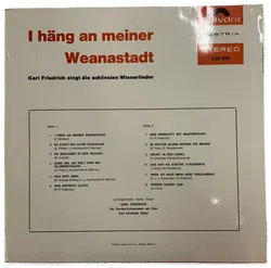 LP Schallplatte: I häng an meiner Weanastadt - Karl Friedrich  - Bild 2