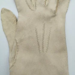 Antiquarische Handschuhe - creme-weiß / ca. 22cm größ – Vorschau 2