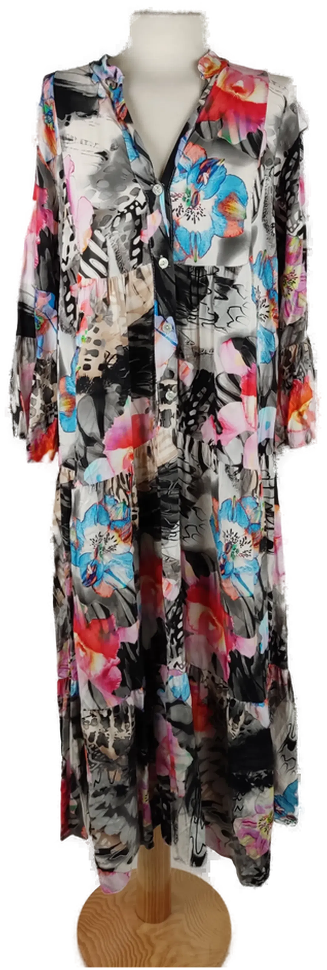 Maxikleid New Collection Geblümt Viskose | Sommerleicht - Bild 4