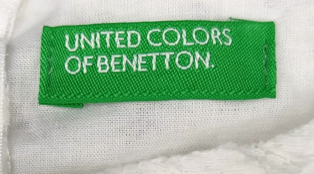 United Colors of Benetton Kinderkleid weiß Gr. XXS – Bild 5