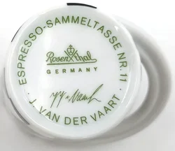 Rosenthal Studio-Line „Cupola“ Espresso-Sammeltasse Nr. 11 - Jan van der Vaart – Vorschau 5