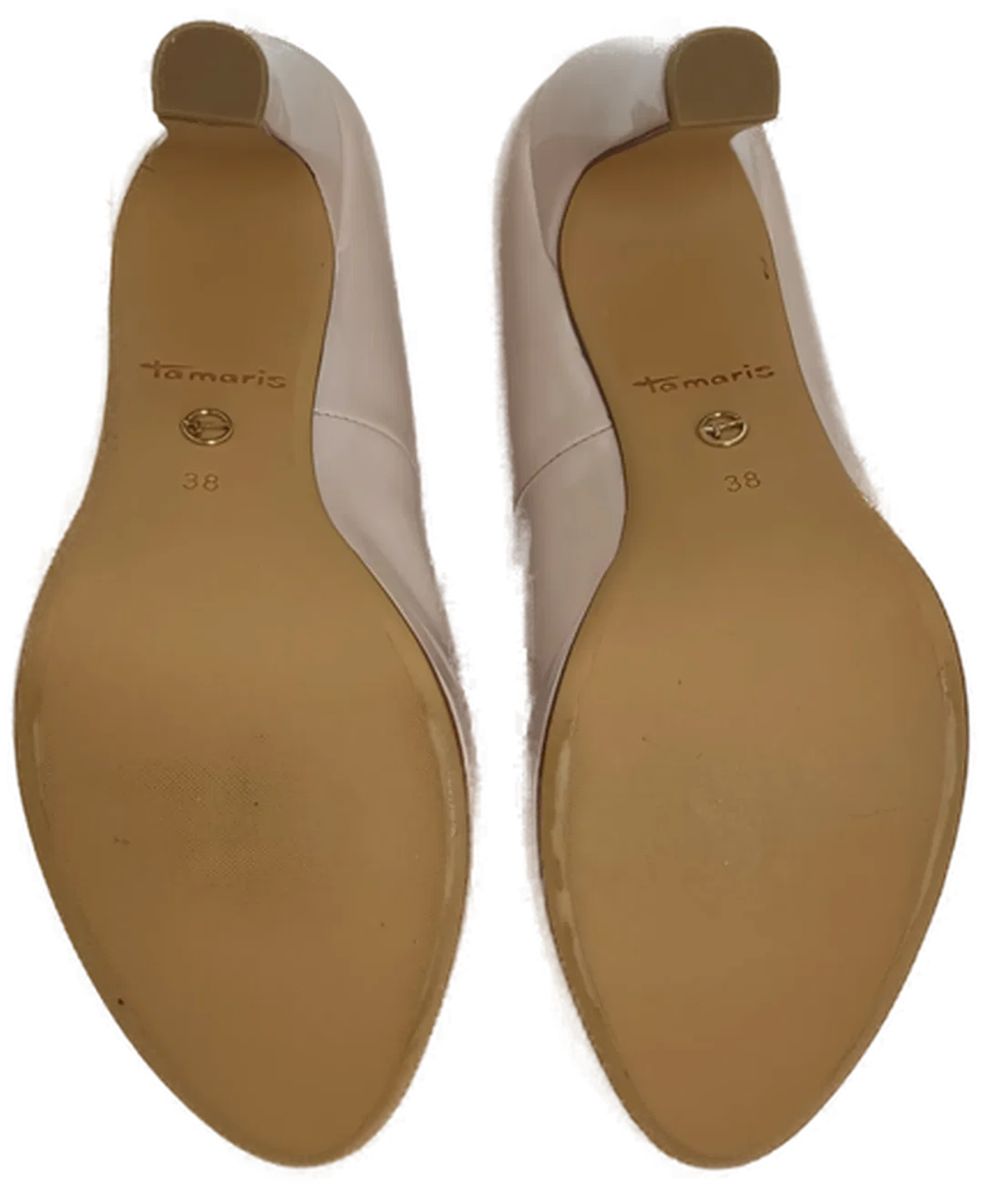 Tamaris Pumps in Lack-Optik, Echtes Leder, Altrosa – Bild 6