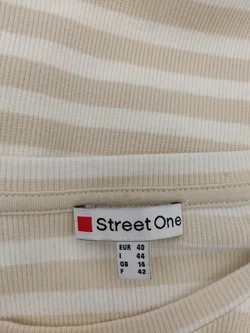 Damen Shirt Street One Beige | Zeitloser Klassiker – Vorschau 3