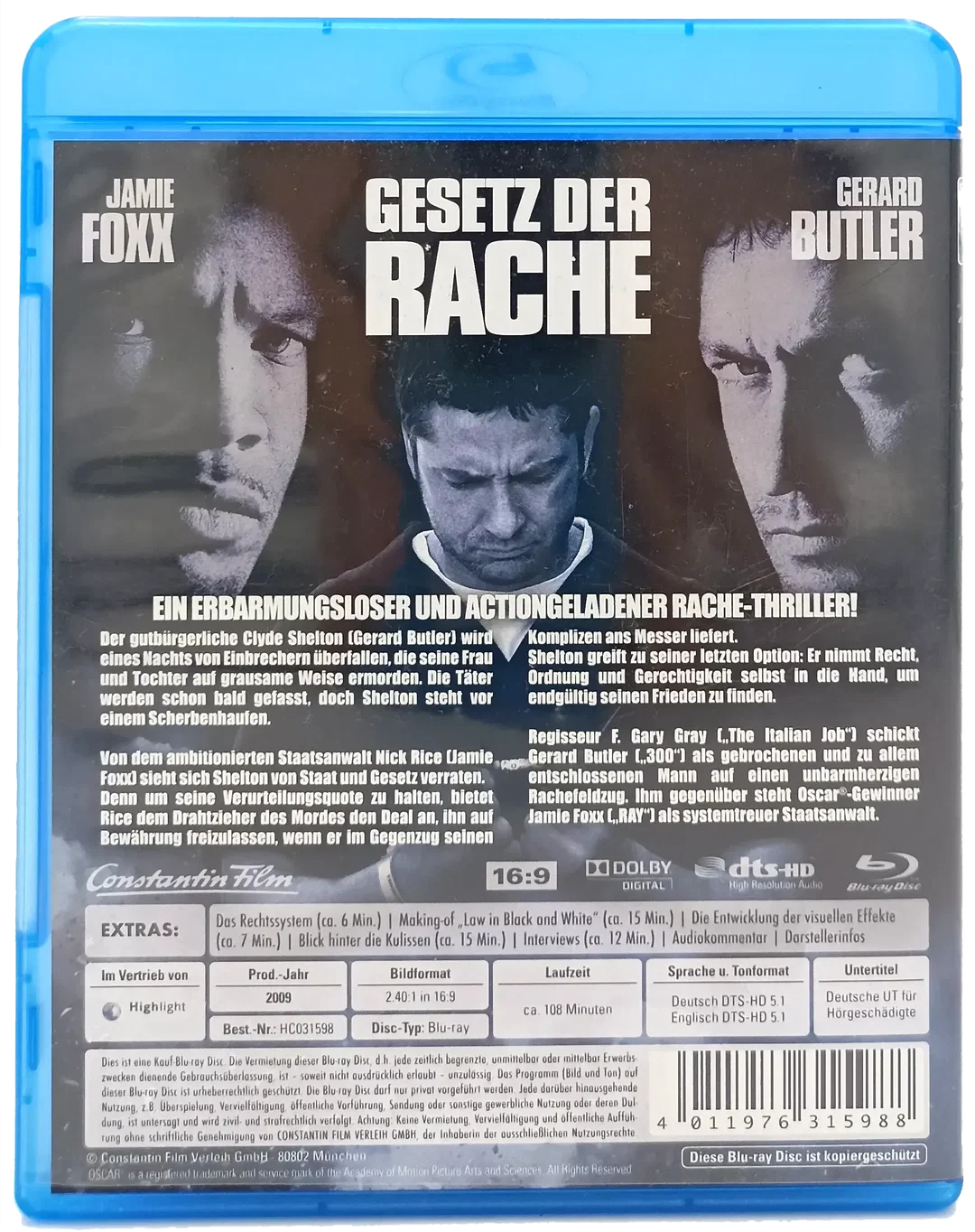 Blu-Ray "Gesetz der Rache" – Bild 2