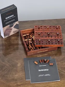 Deluxe Sudoku aus Holz - Gesellschaftsspiel - Iron & Glory - Bild 7