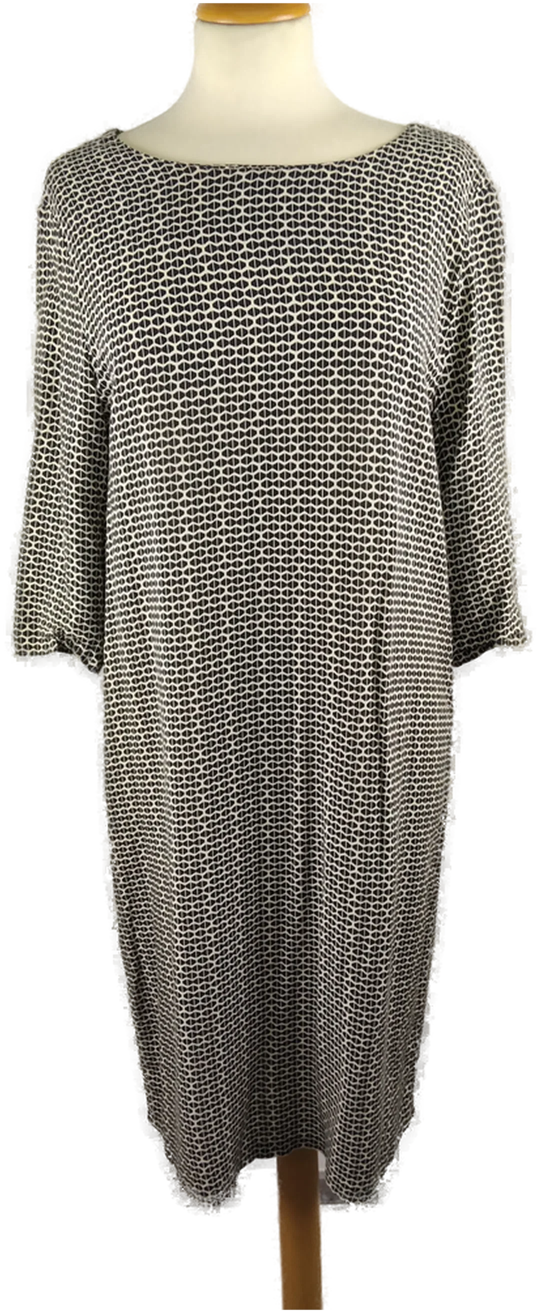 Midikleid Benetton Bedruckt Gr. 40 Viskose | Wie Neu - Bild 1