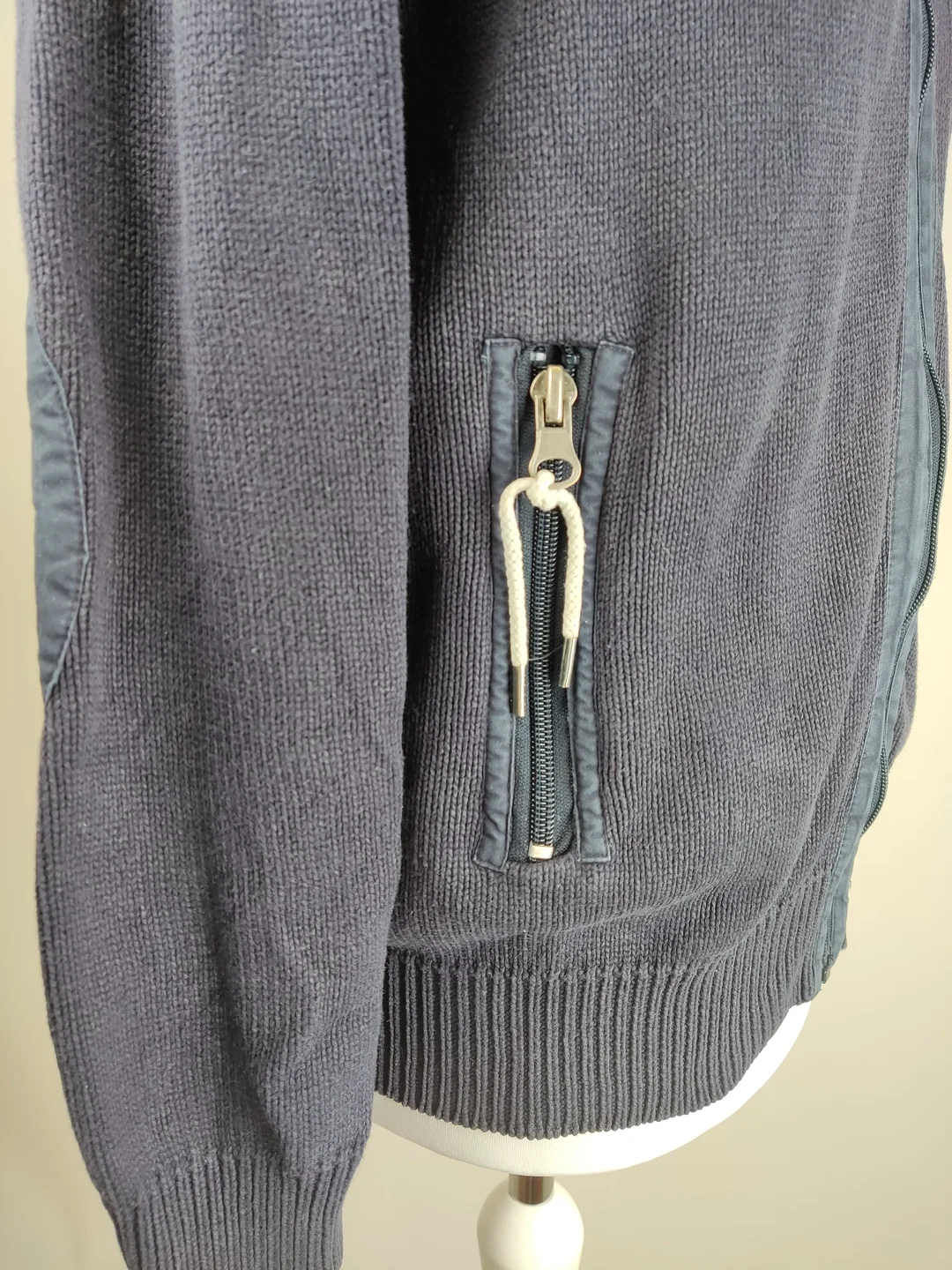 Herren Strickjacke Christian Berg Baumwolle Gr. M | Casual-Liebling – Bild 2