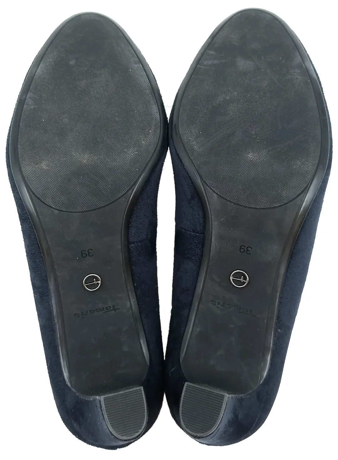 Tamaris Damen Wildlederpumps dunkelblau F 1/2 - Gr. 39 – Bild 7