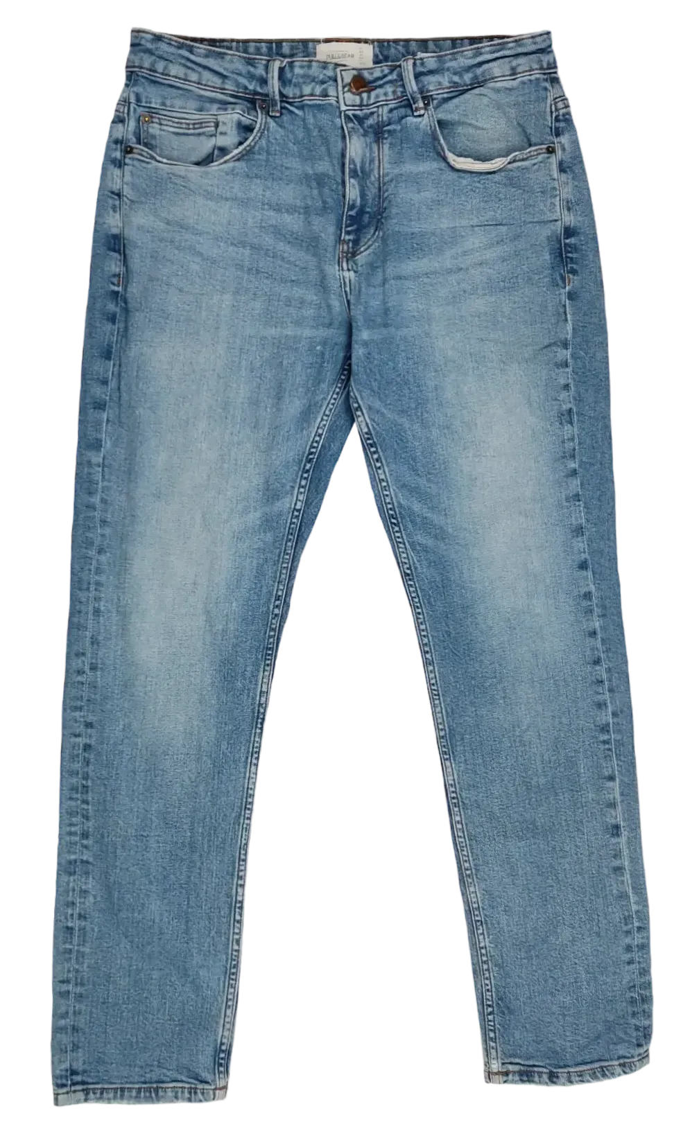 Pull & Bear Herren Jeans slim, blau - Gr. 44 - Bild 1