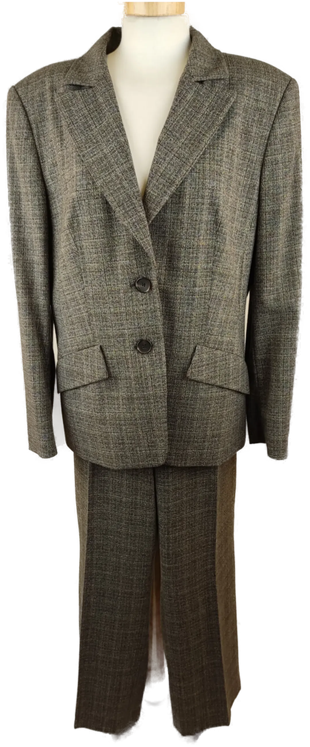 Madeleine Damen Hosenanzug grau gemustert - XL/42 - Bild 4