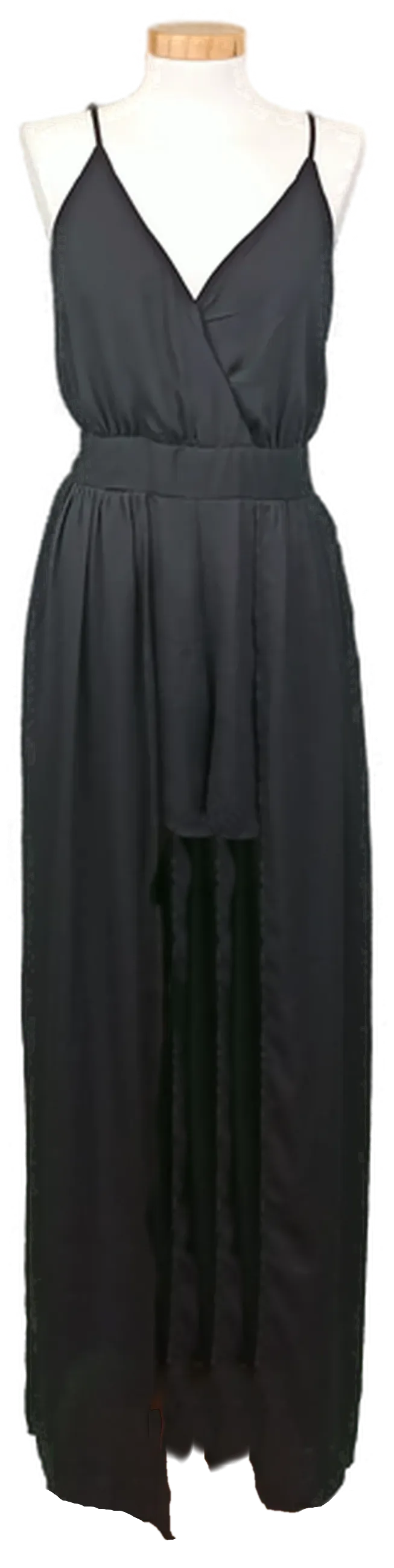 Bik Bok Damen Maxikleid mit integrierten Shorts schwarz Gr. XS - Bild 4