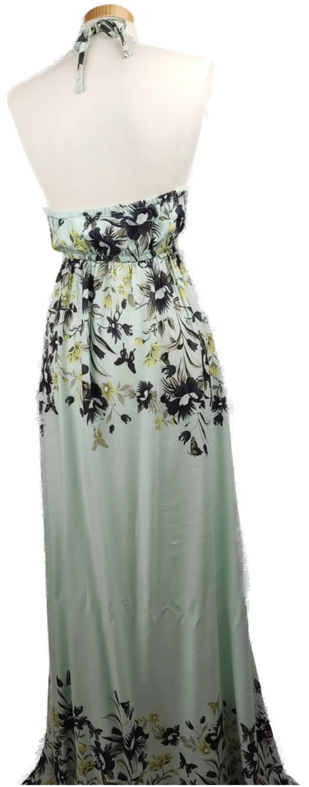 ONLY Damen Sommerkleid hellgrün mit Blumenmuster - XS/34 – Bild 2