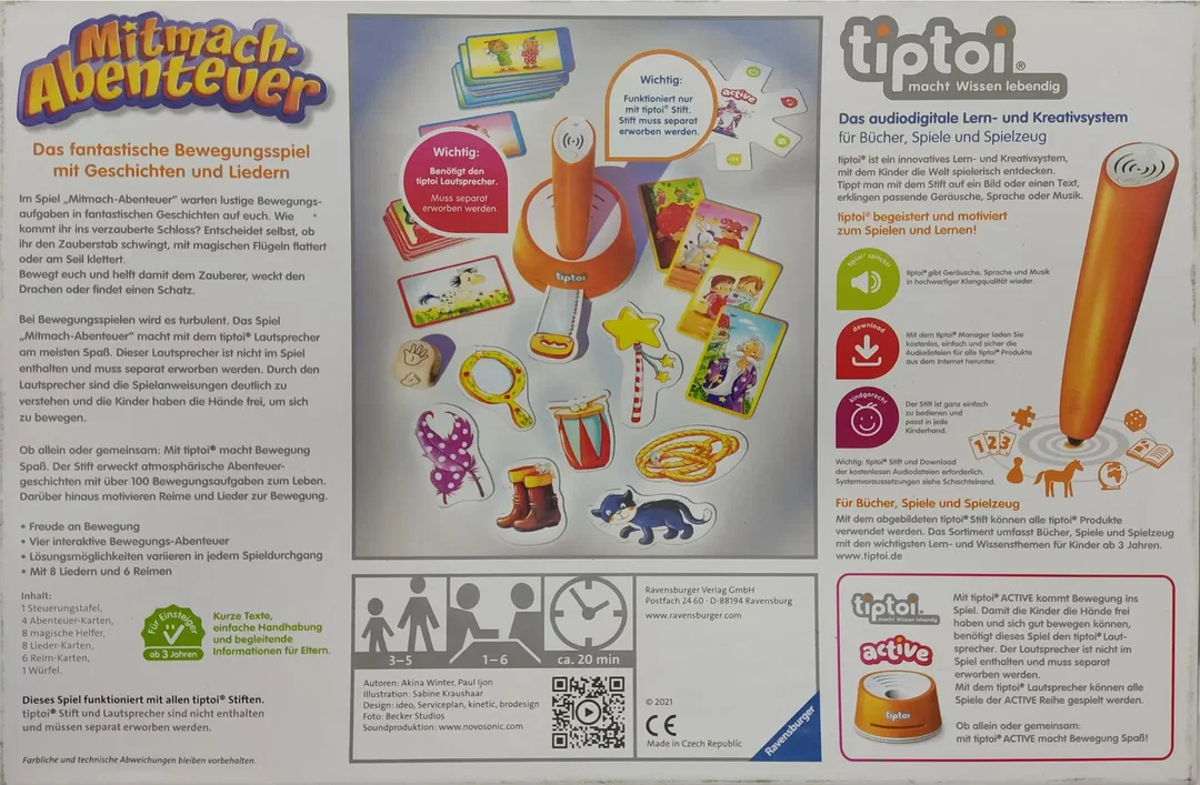tiptoi® Active - Mitmach Abenteuer - Lernspiel - Ravensburger – Bild 3