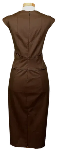 Trussardi Jeans Damen Midikleid braun Gr. 46 - Bild 2