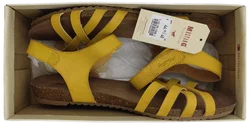 Mustang Damen-Sandalen Kunstleder senfgelb Gr. 40  - Bild 9