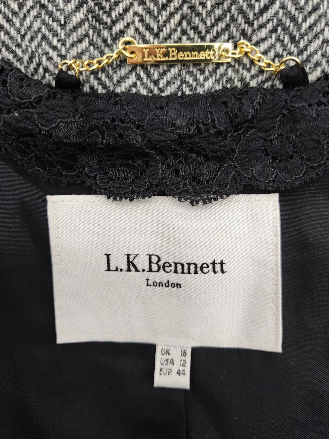 L.K.Bennett Damen Blazer grau Gr. 44 – Bild 4