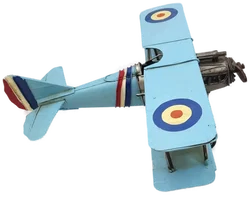 Doppeldecker Blechflugzeug - Modell  - Bild 4