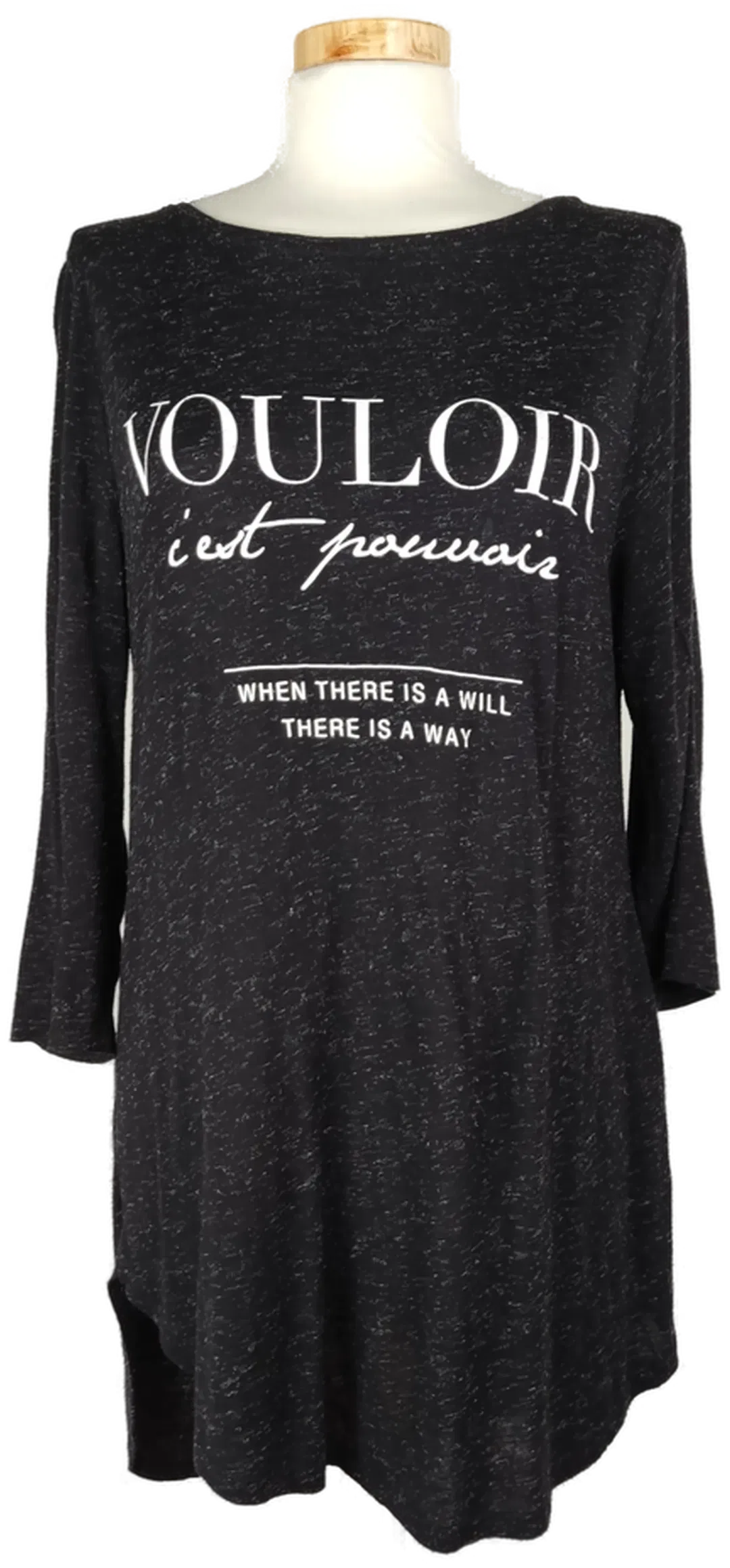 Sonstiges Damen T-Shirt bedruckt schwarz - 42/XL - Bild 1