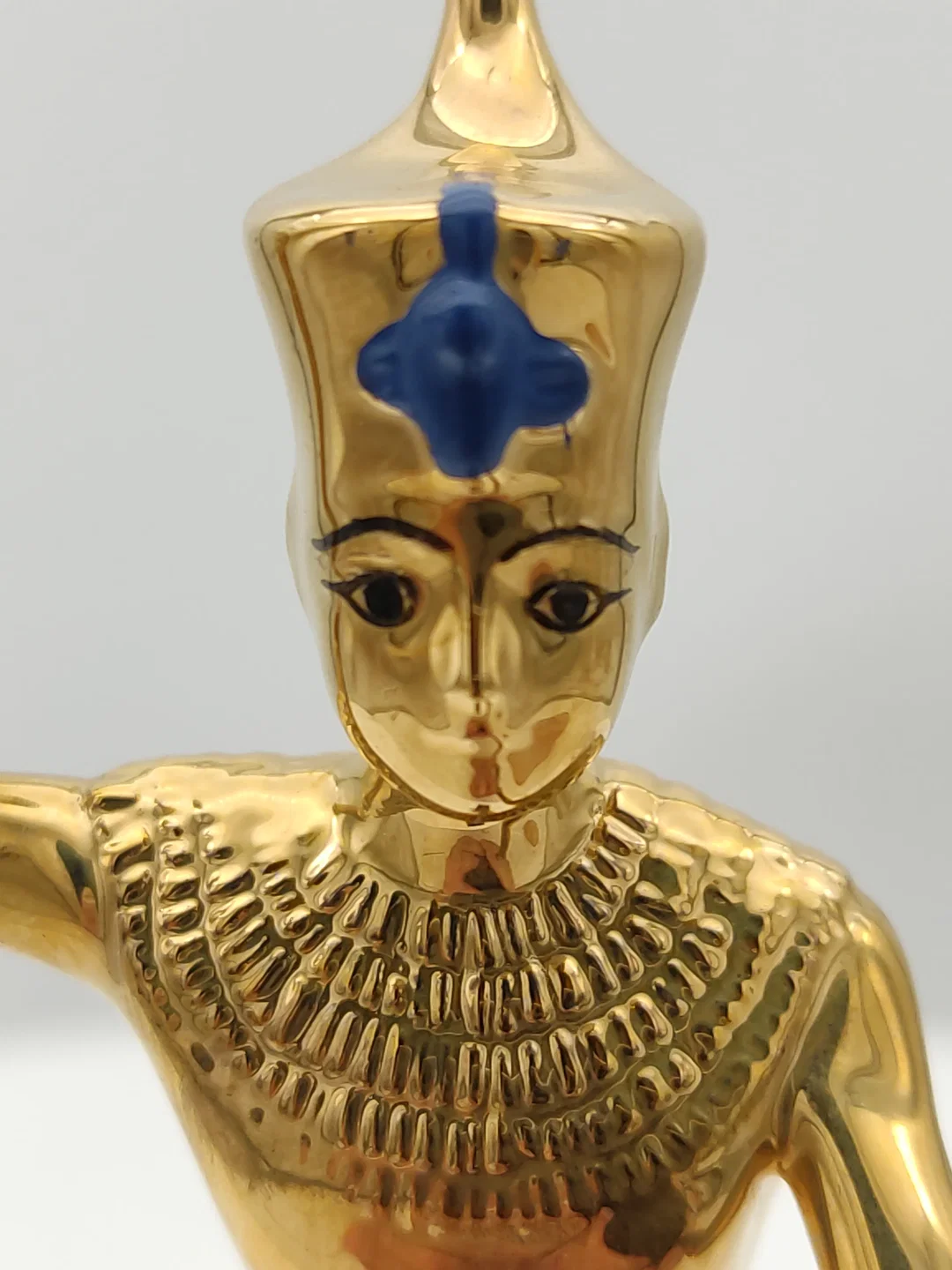 Goldene Harpooner Porzellan & Zertifikat von Franklin Mint | Mit abgebrochenen Speer – Bild 2