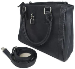 Atmosphere, Handtasche Damen, schwarz - Bild 1