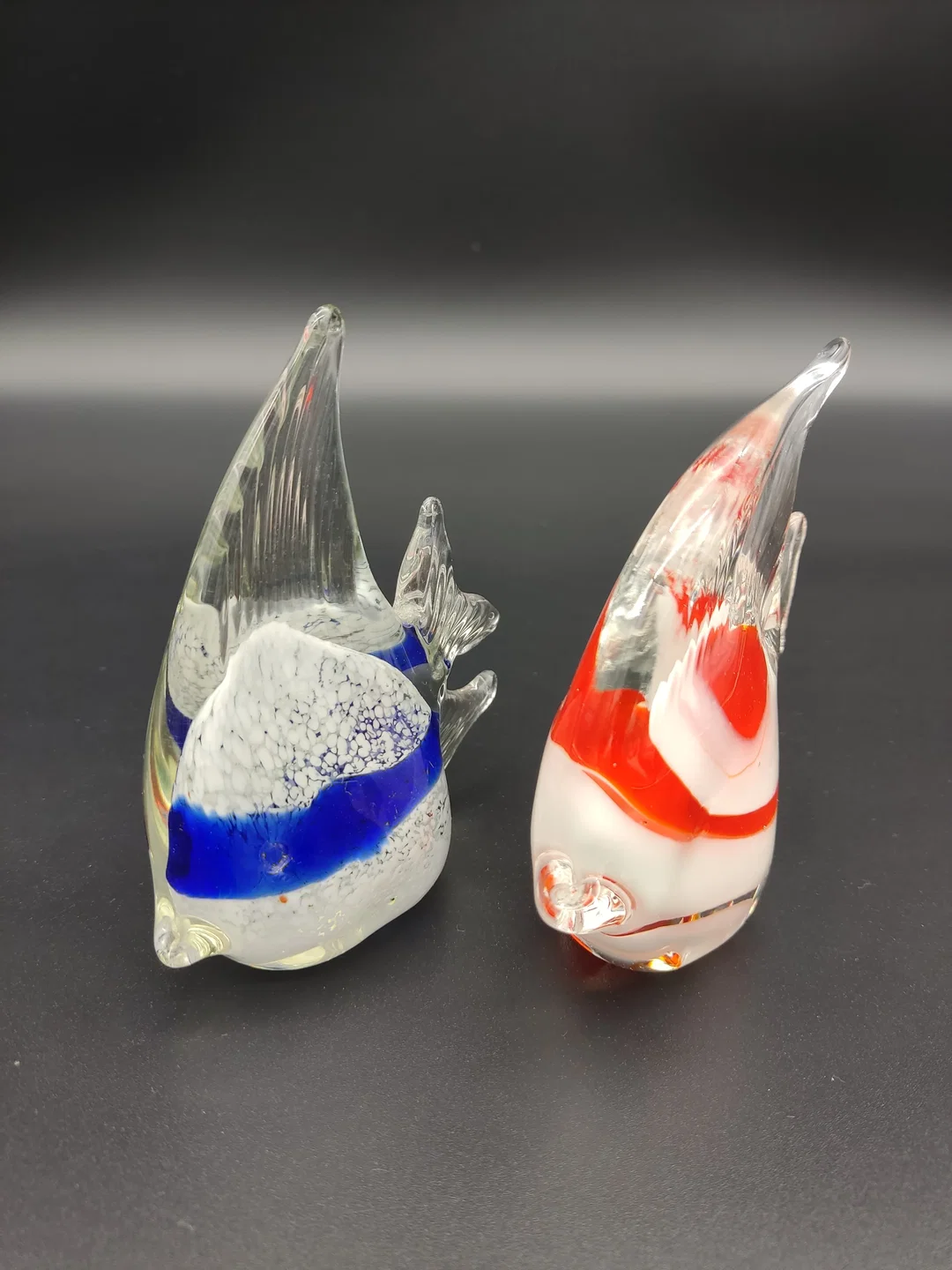 2er-Set Fische / Glasfiguren im Murano-Stil – Bild 2