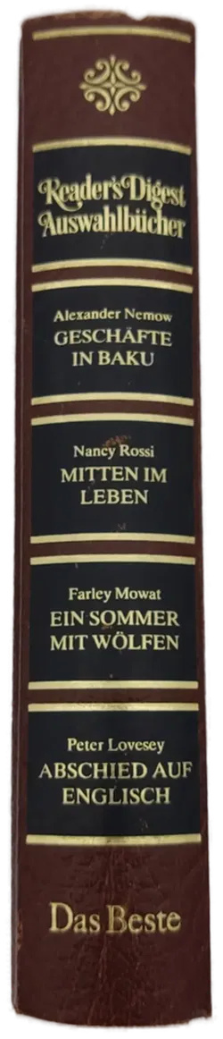 Geschäfte Inbaku / Mitten im Leben / Ein Sommer mit Wölfen / Abschied Auf Englisch - Bild 2