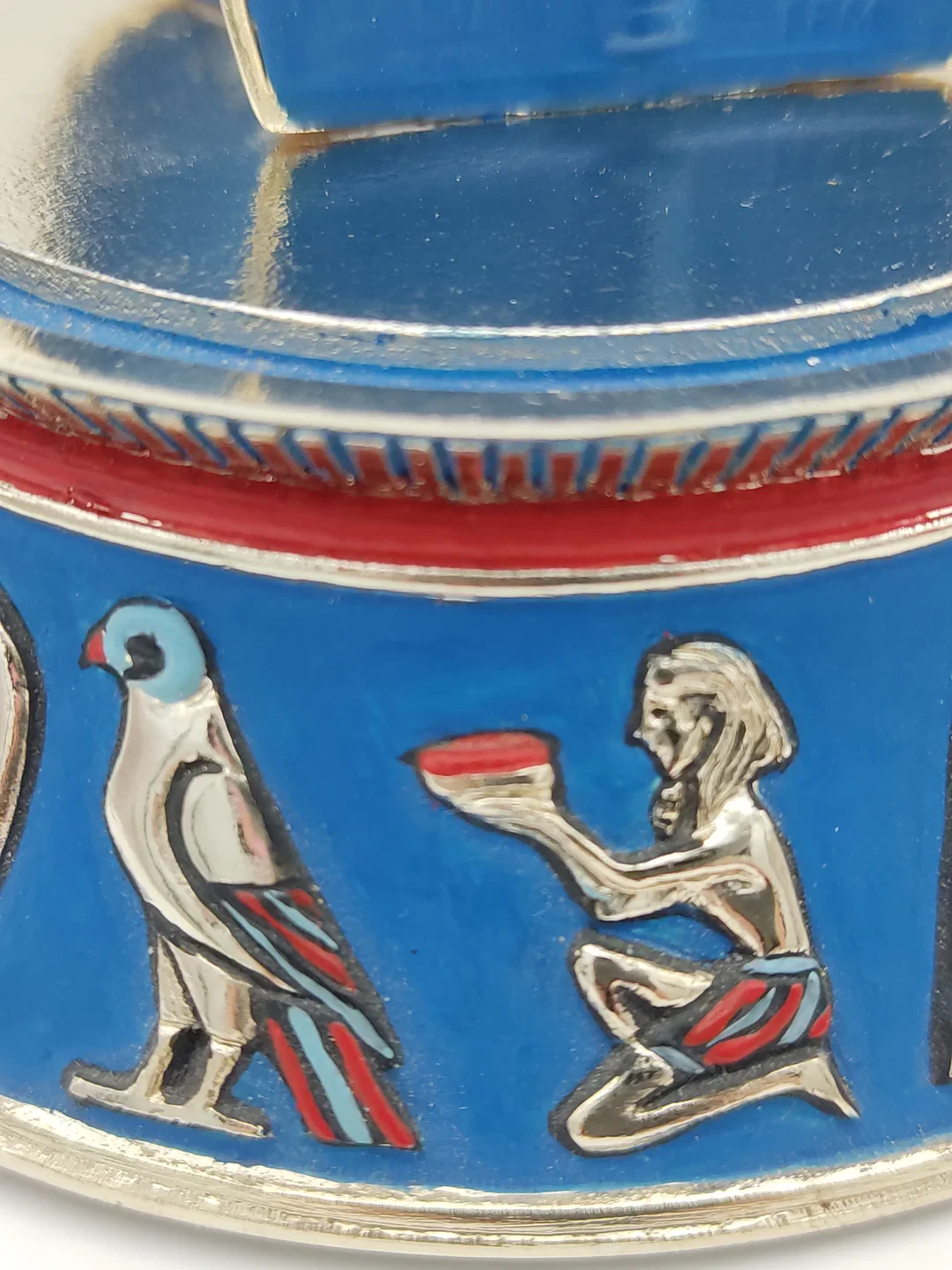 Tutanchamun Porzellan Totenmaske & Zertifikat von Franklin Mint | Ägyptischer Schatz – Bild 7