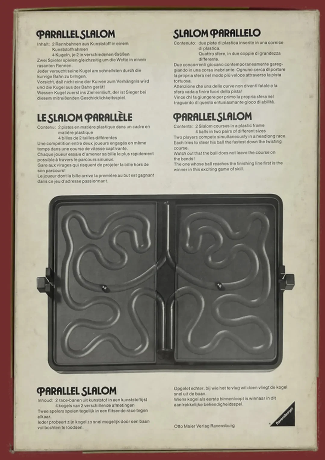 PARALLELSLALOM Spiel Ravensburger 1978 – Bild 2