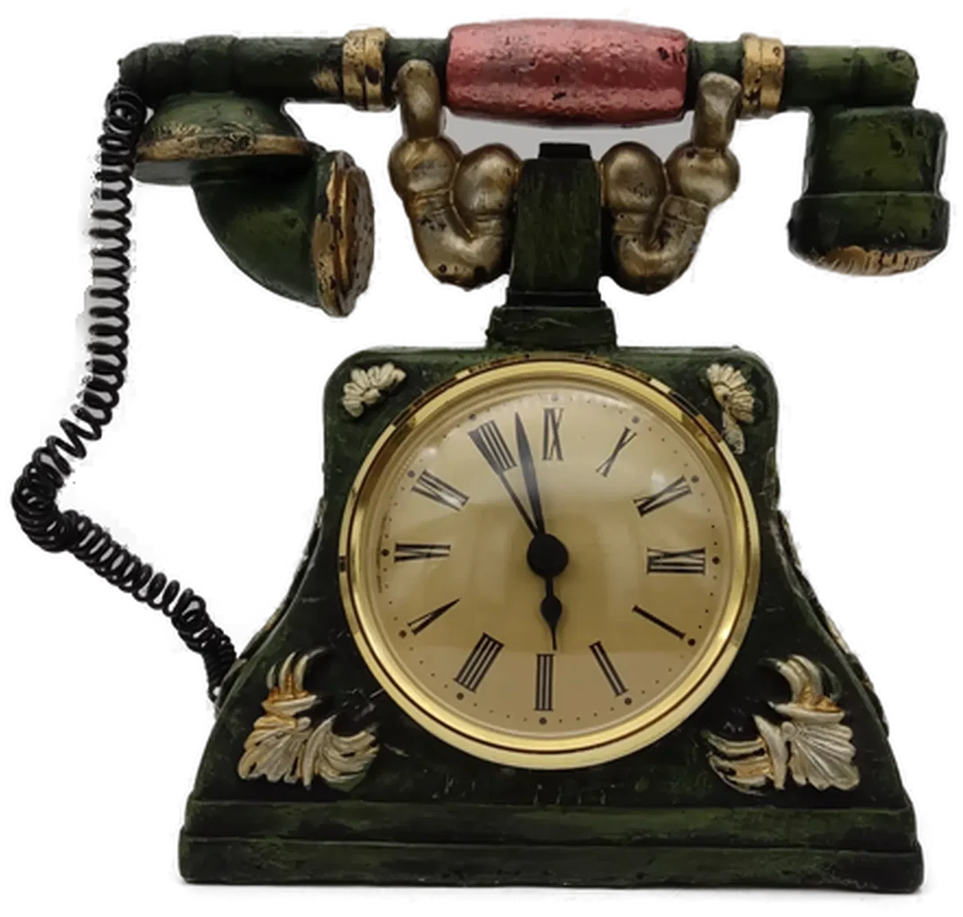 Telefon-Tischdeko Kunststoff | Retro-Charme - Bild 1