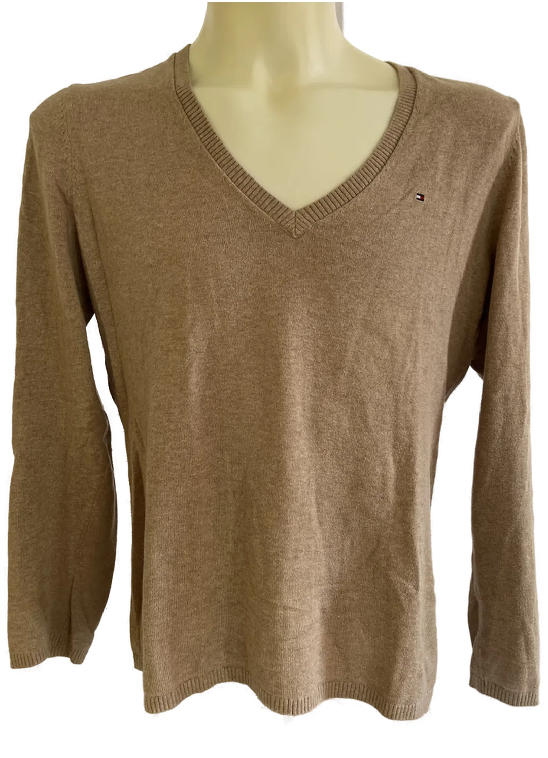 HILFIGER Pullover Herren Gr. XL Cashmere - Bild 1