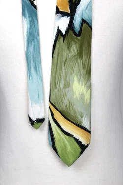  Vintage Motivkrawatte der 90er 