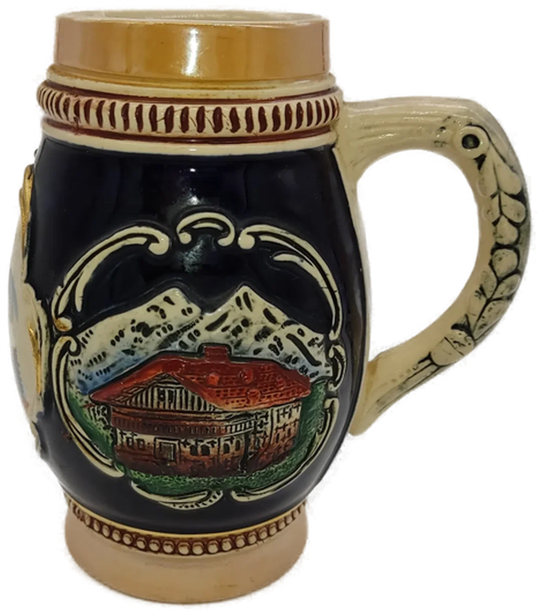 King Keramik/Porzellan Bierkrug von Linz/Donau – Bild 2