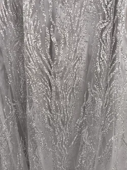 Ballkleid 2-teilig, silber, Eva & Lola, Gr. L - Bild 3