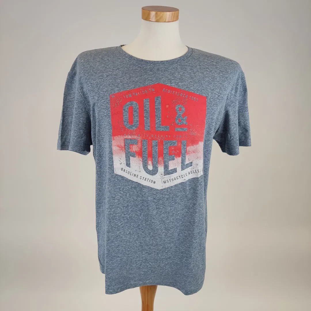 Tom Tailor Herrenkurzarm T-Shirt grau - Gr.50 - Bild 4