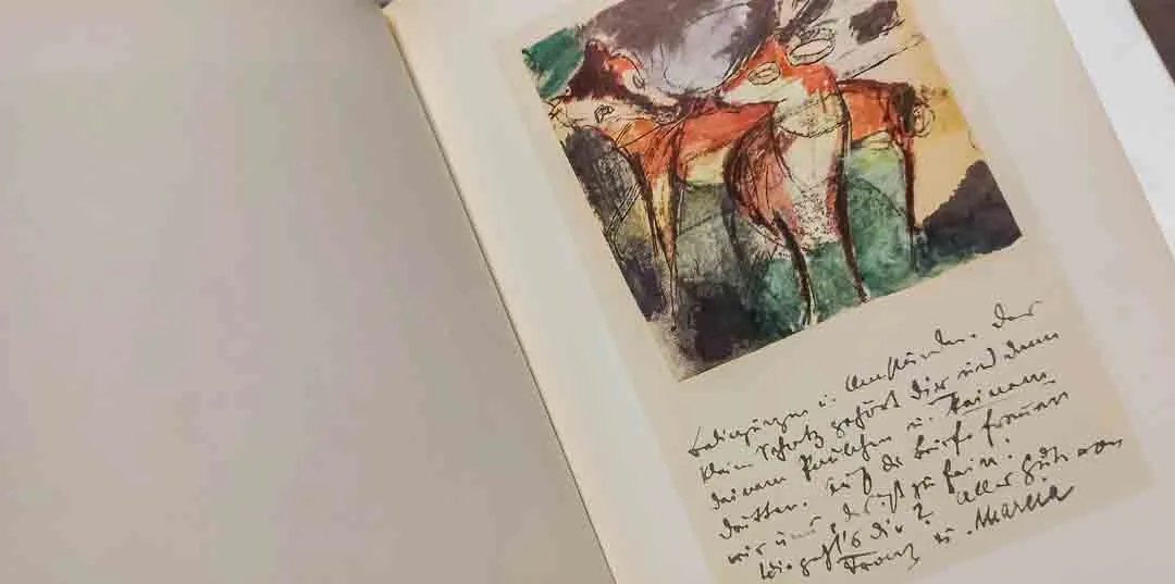 Franz Marc – Botschaften an den Prinzen Jussuf, Piper Galerie, ISBN 3492020593 – Bild 3