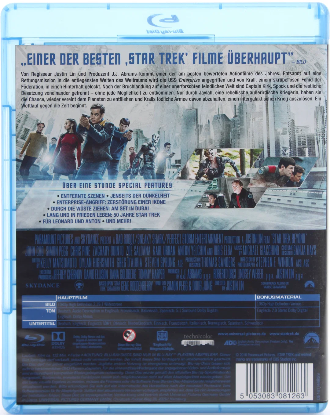 Blu Ray "Star Trek" –  Konvolut (3 Filme)  FSK 12 | Science-Fiction | Action | Abenteuer – Bild 3