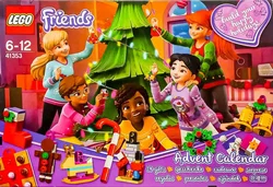 LEGO Friends 41353 Adventskalender Weihnachtsschmuck 24 Geschenke – Vorschau 1