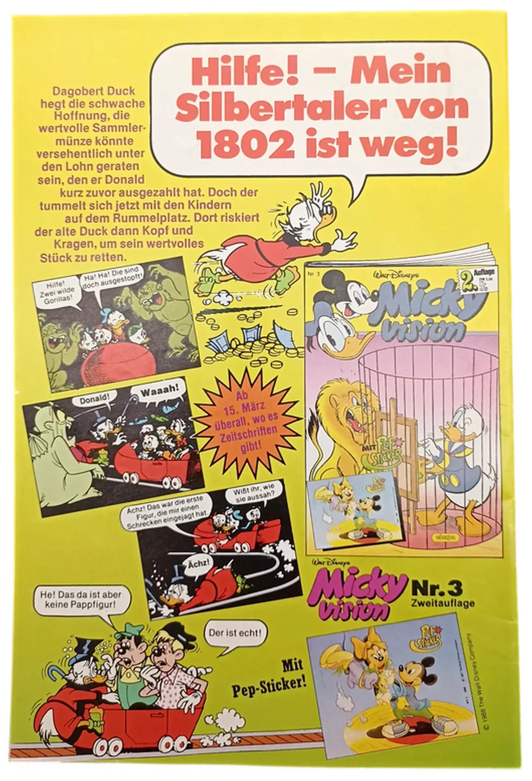 Walt Disneys Micky Vision Nr. 2/88 – Bild 2