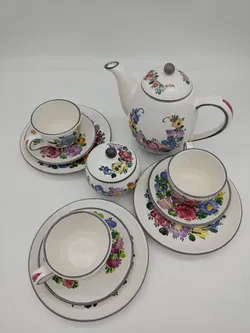 Gmundner Keramik Kaffee/Teeservice 'Bauernblume' - 11-teilig - Bild 24