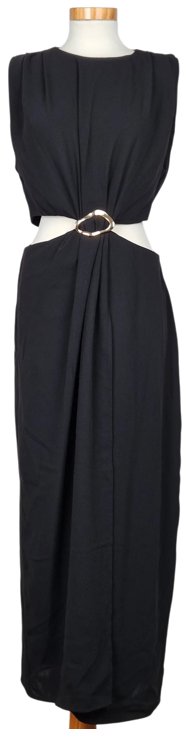 ZARA Damen Maxikleid, schwarz - EUR M  - Bild 4