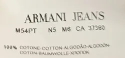 Armani Jeans Herren Poloshirt schwarz/weiß gestreift Gr. EU XL - Bild 4