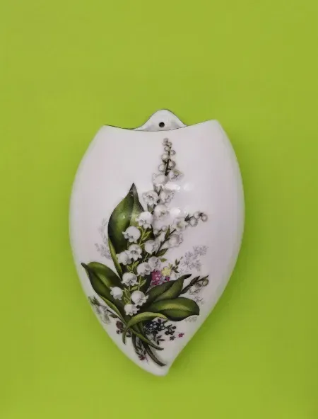 Porzellan Mini-Wandvase | Frühlingsgruß - Bild 1